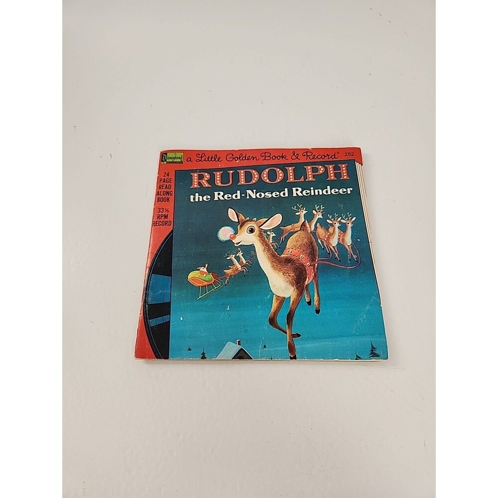 A Little Golden Book and Record; Rudolph the Red Nosed Reindeer 1958